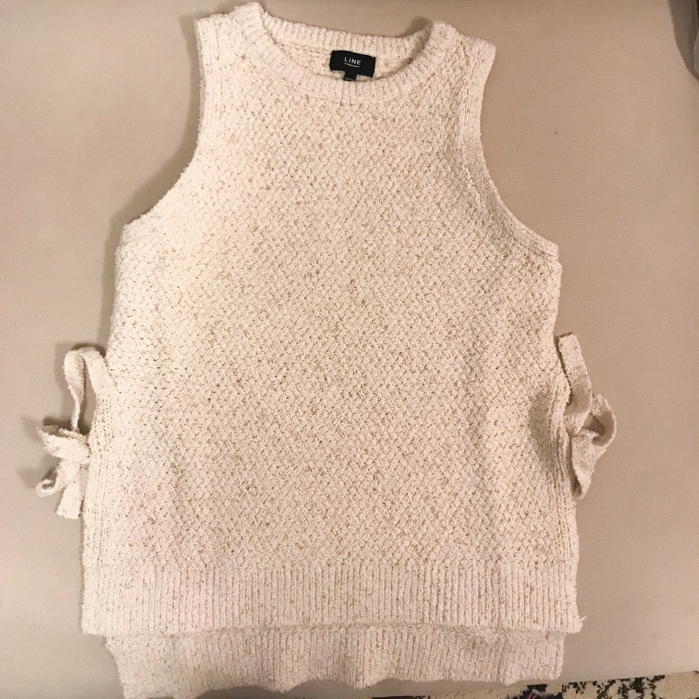 Line Yana Sleeveless Side Tie Shell Size XS